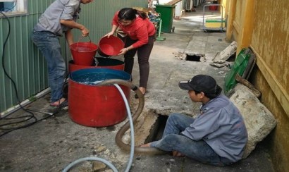 Cách xử lý hiệu quả đường cống thoát nước bị tắc nghẽn 