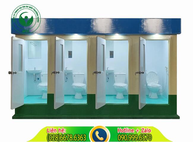 Dịch vụ cho thu&ecirc; nh&agrave; vệ sinh di động kết hợp nh&agrave; tắm