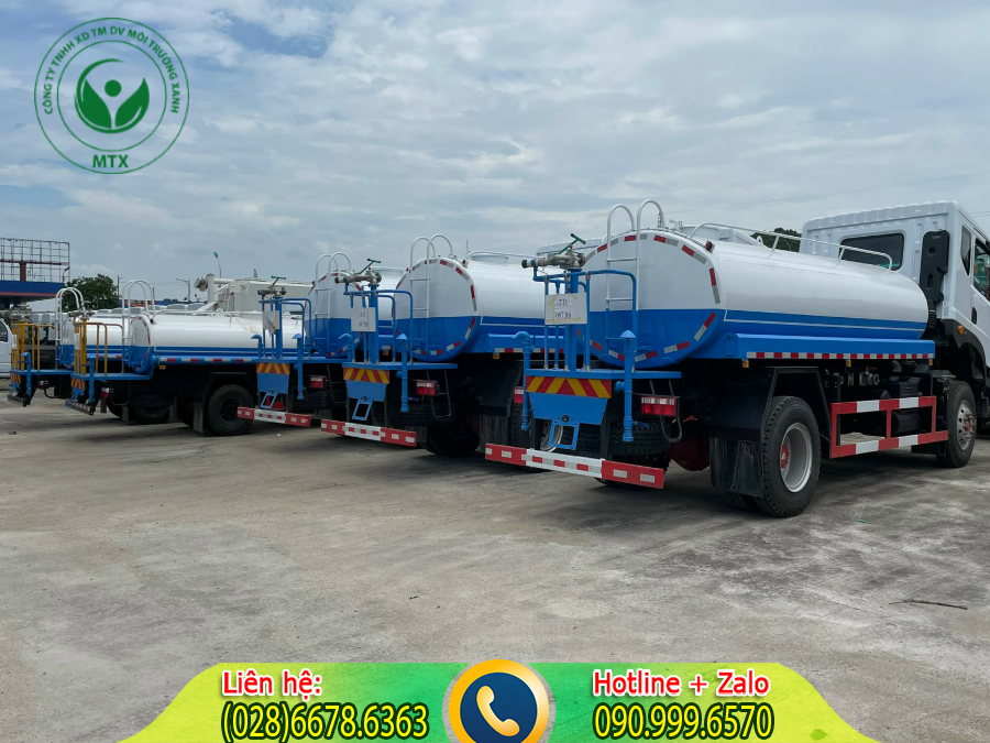 Dịch vụ cho thu&ecirc; xe bồn chở nước sạch tại M&ocirc;i Trường Xanh
