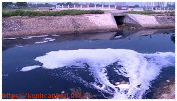 &ocirc; nhiễm nguồn nước nặng nề