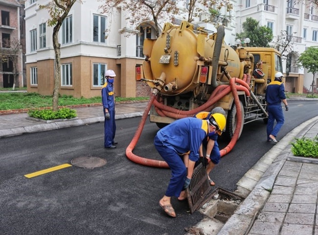 Công ty thông cống nghẹt huyện Nhà Bè thi công theo quy trình
