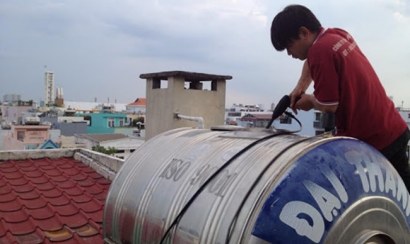 Vệ sinh bồn nước quận Tân Bình chất lượng, bảo hành 2 năm