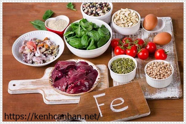 các thực phẩm bổ sung máu