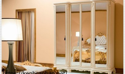 Cách đặt tủ có gương trong phòng ngủ