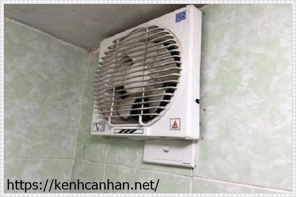 quạt h&uacute;t m&ugrave;i nh&agrave; vệ sinh &acirc;m tường