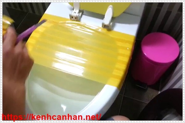 Th&ocirc;ng bồn cầu bằng băng d&iacute;nh dễ sử dụng