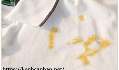 Cách tẩy vết ố trên áo