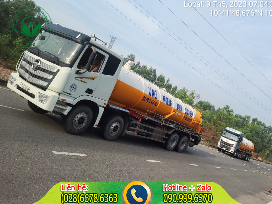 Thu gom b&ugrave;n thải c&ocirc;ng nghiệp với quy tr&igrave;nh chuy&ecirc;n nghiệp