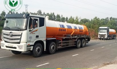 Dịch vụ thu gom bùn thải công nghiệp Môi Trường Xanh giá rẻ, nha