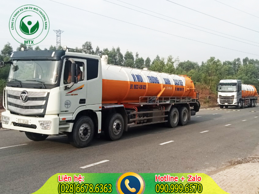 Dịch vụ thu gom b&ugrave;n thải c&ocirc;ng nghiệp uy t&iacute;n h&agrave;ng đầu