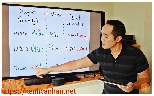 học tiếng Th&aacute;i online